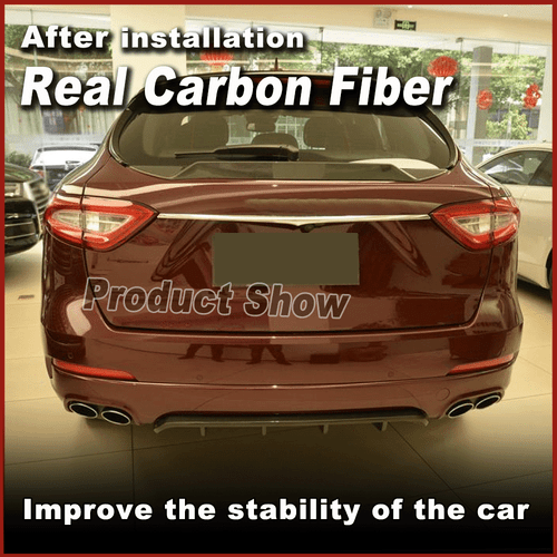 Carbon Mitte Spoiler Heckspoiler Abrisskante Lippe für Maserati Levante 2016-19 - Picture 2 of 11
