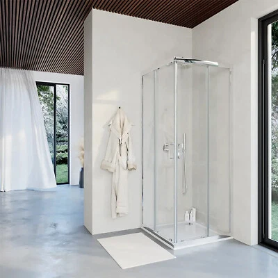 PARAMA BOX DOCCIA ANGOLARE 75X75CM VETRO 6MM TRASPARENTE H190 SCORREVOLE CROMATO JAVA
