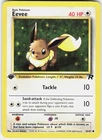 Eevee 55/82 Common Team Rocket Pokemon 1st Edition LP