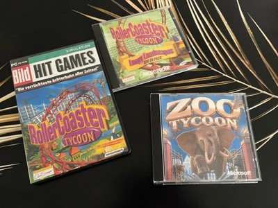 RollerCoaster Tycoon + Zoo Tycoon 2 PC Spiele Bundle | 5 Spiele