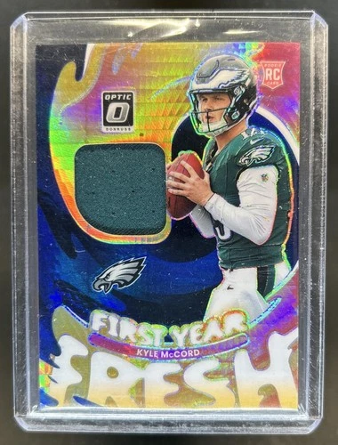2025 Donruss Optic Kyle McCord Blue Hyper (RAW)