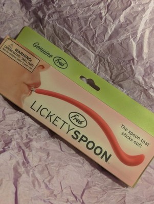 FRED ''GOT IT LICKED'' LICKETY SPOON...THE SPOON THAT STICKS OUT...2011..6.5''..NIB