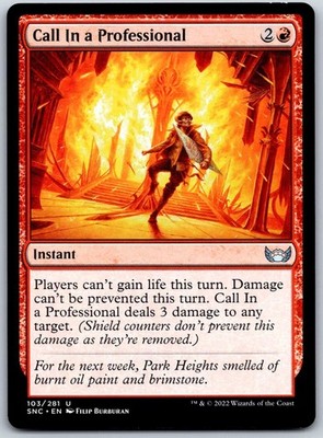 Magic: The Gathering Streets of New Capenna # 103 Call In a Professional UC LP