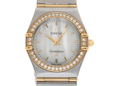 Omega Constellation Lady Ref.12777000 2001 Full Set original unpoliert