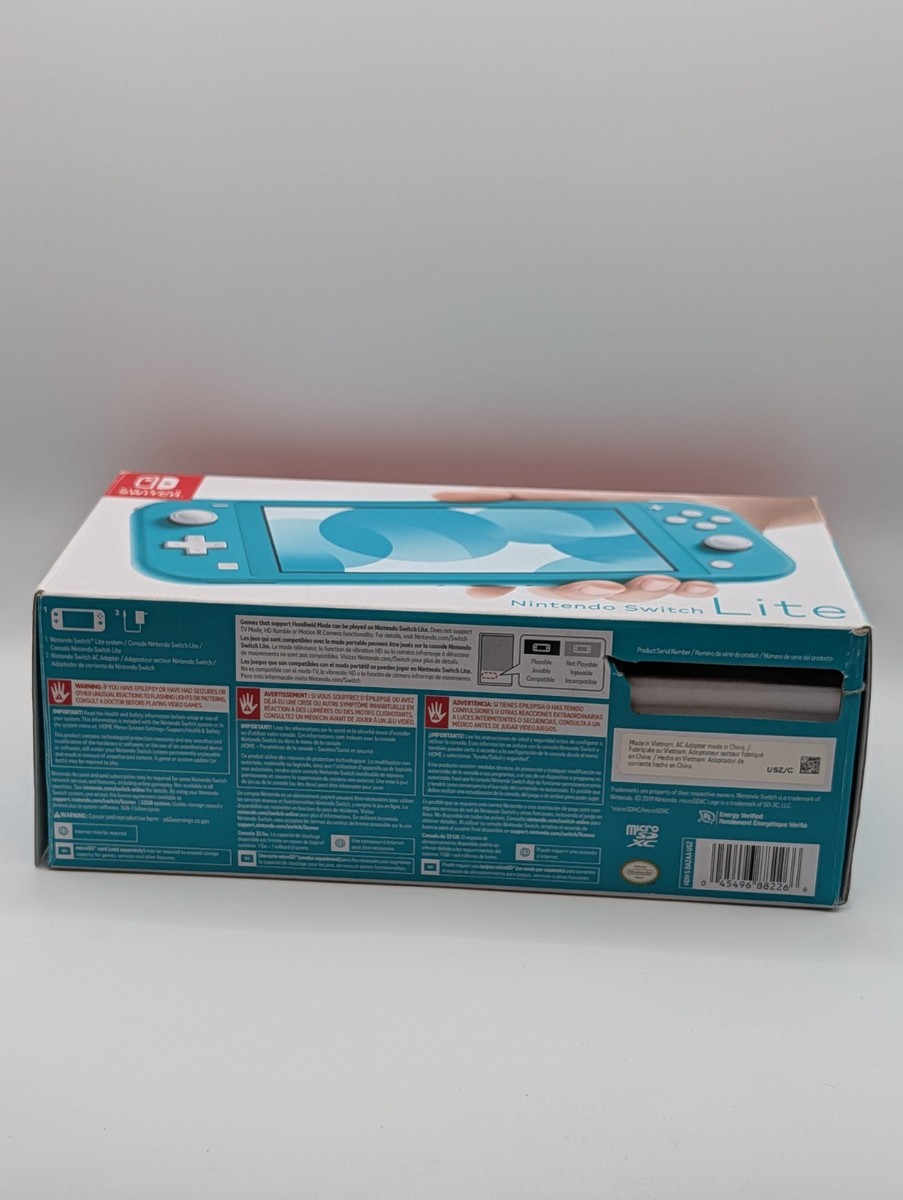 Nintendo Switch Lite Turquoise 32GB - Complete In Box 45496882266