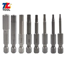 8 PCS Hex Head Allen Bit Set Impact Driver Drill Metric mm Quick Connect Shank