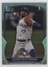 2023 Bowman Draft Chrome Lunar Glow Refractor Juaron Watts-Brown #BDC-113 0v4e