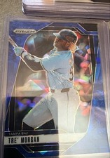 2025 Panini Prizm - Tre' Morgan, Tre' Morgan #45 Blue Ice Prizm (RC)