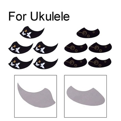 Set of 5 High Quality Butterfly Pattern Ukulele Parapick Parapick Accatti