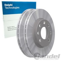 2X Delphi Bremsscheiben Vorne 236Mm BelÜFtet Passend FÜR Chevrolet Lanos Daewoo