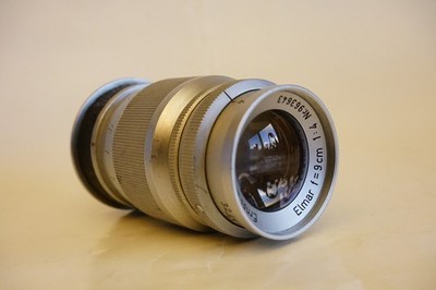 Leica Ernst Leitz Wetzlar Elmar 9cm f4 90mm f4  (L39 Leica screw Mount)