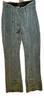 Oli & Hali Boho Chic Small Green Brushed Rib Knit Corduroy Pants Flare Leg  — photo 1