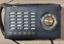 RADIO VOXSON ZEPHIR 4 CON FODERO ORIGINALE ANNI 60