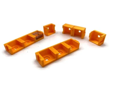 eXODA 10x Halterungen für Wago Klemmen Typ 221-613 bis 6mm2 Set 10 Stück