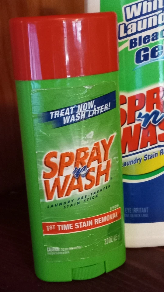 Lote De Colección De Spray Y Lavado Quitamanchas Barra Spray Blanqueador Gel Completo Foto 2 de 4