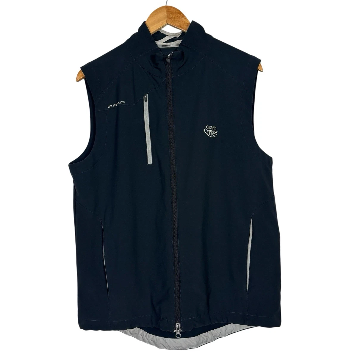 Gilet Zero Restriction Tour Série Bleu Homme : Léger, Hydrofuge Et Coupe-vent, Taille L