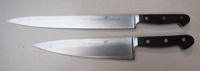 J. A. Henckels No Stain-Friodur 8'' Chef and 10'' Carving Knives