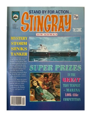 Vintage 1993 Gerry Andersons Stand By For Action Stingray The Comic Issue No. 19