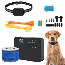 Masbrill Electric Dog Fence System In Ground Waterproof Rechargeable Collar