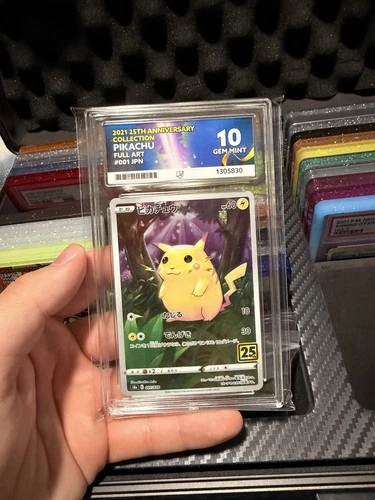 The Pokémon Company 2021 25th Anniversary Pikachu 001/028 FA Holo JP ACE 10
