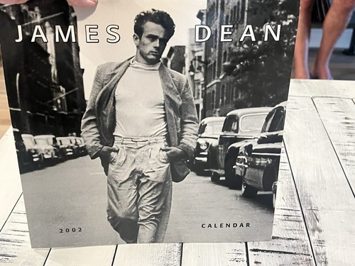 Vintage James Dean 2002 12 Month Calendar