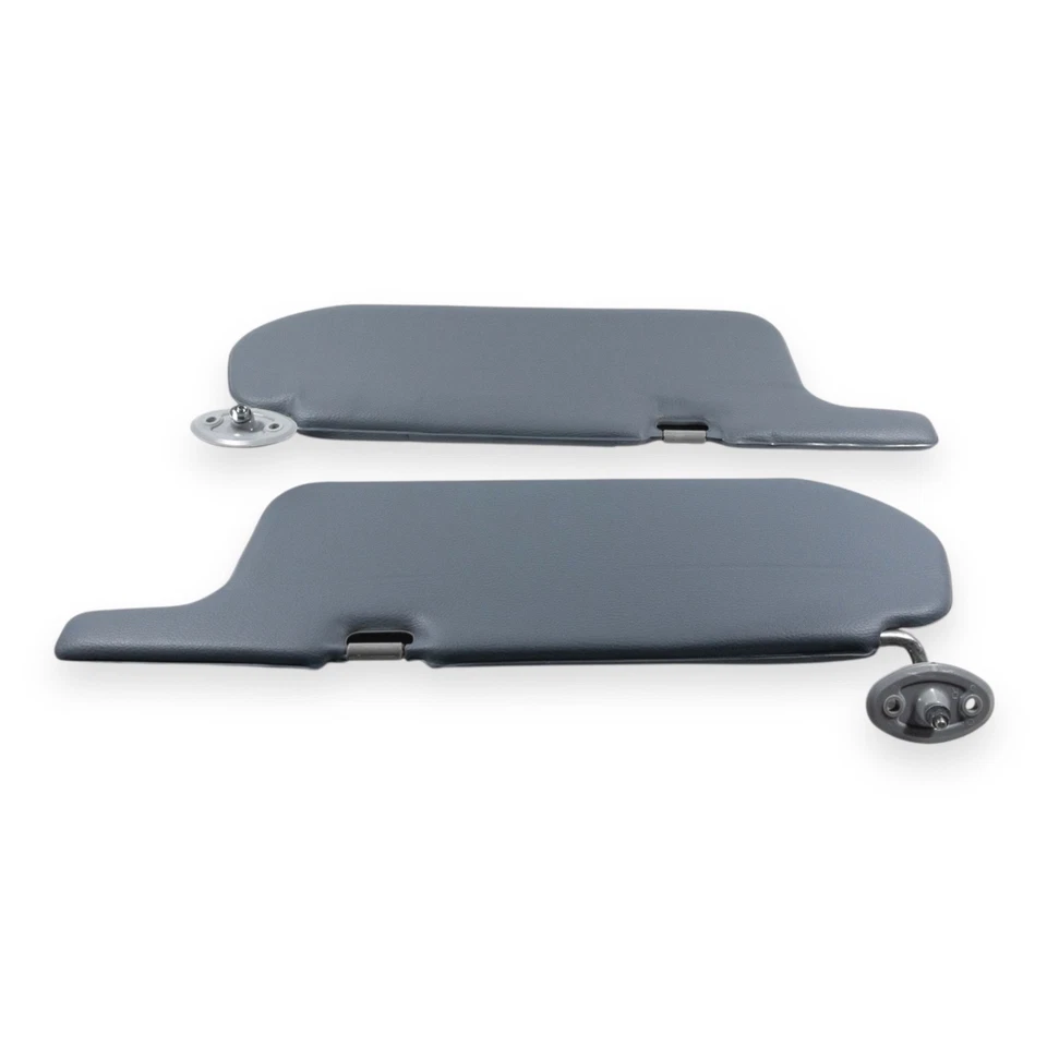 Par de parasol lado conductor y pasajero Toyota Corolla 1988-1992 vinilo azul Foto 4 de 4