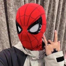Marvel Movie Spider-Man 1:1 Lycra Helmet Wearable Mask W/Movable Eyes Cosplay