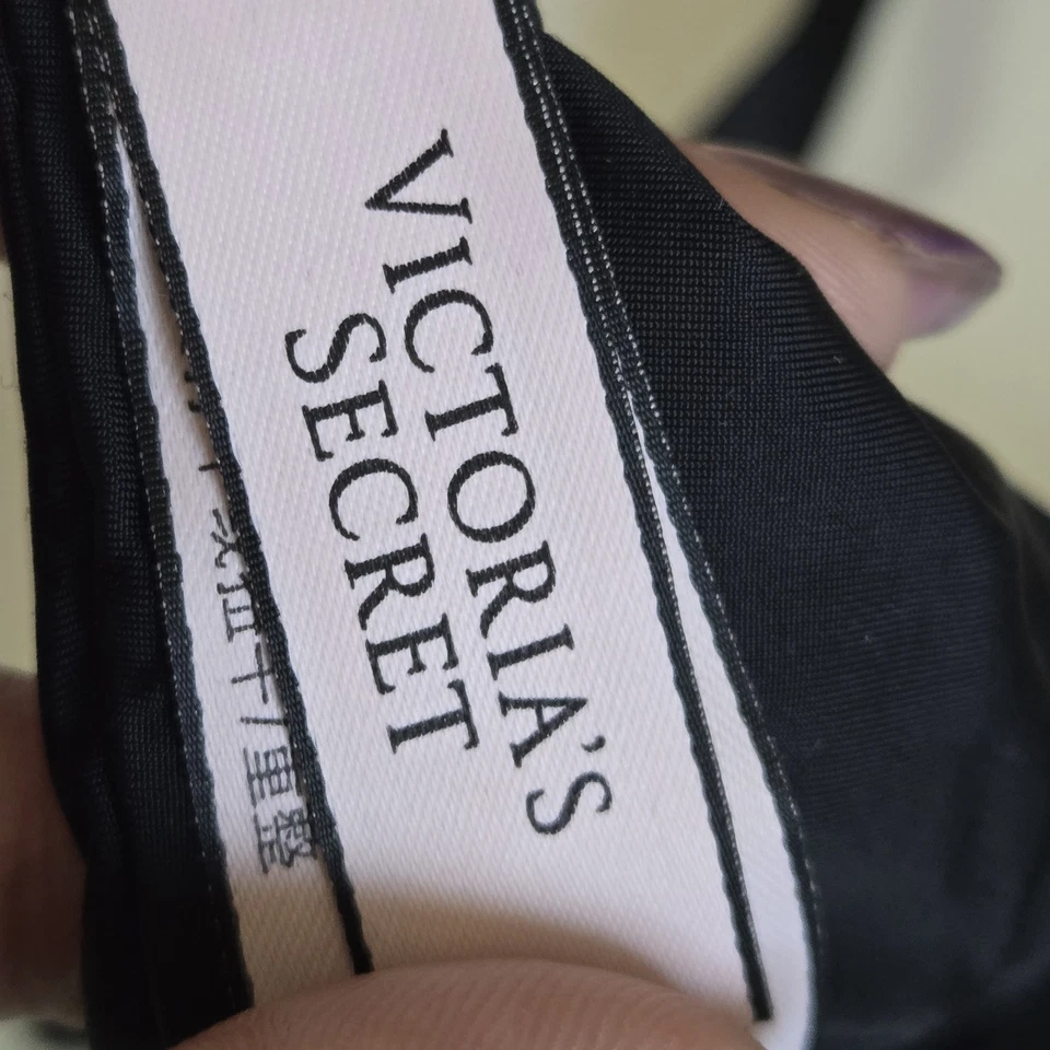 Victoria's Secret Women Bra 32B Black Dream Angels Push Up No Padding Underwire - Image 4 of 4