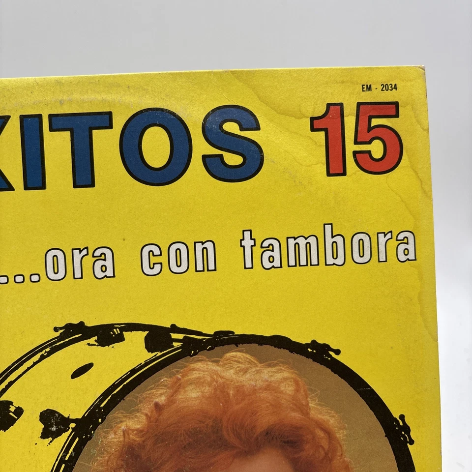 Chelo-15 Exitos Oro Con Tambora Latin Musart EM2034 1987 NM/VG Lp Vinyl Record - Image 3 of 4