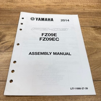YAMAHA OEM FACTORY ASSEMBLY MANUAL / 2014 FZ-09 FZ09E FZ09EC