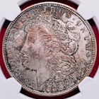 NGC MS-64! 1921-D MORGAN DOLLAR CLASSIC ORIGINAL TONING!