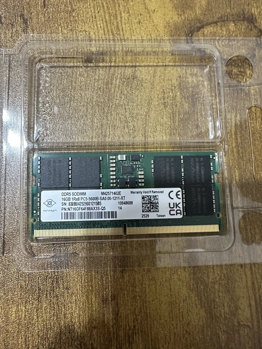 Nanya SO-DIMM Computer Memory (RAM) 16 GB Total Capacity for sale