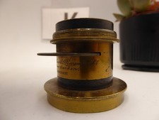 Perken Son & Rayment Rapid PORTABLE SYMMETRICAL 7×5 Optimus Brass Lens optics ok