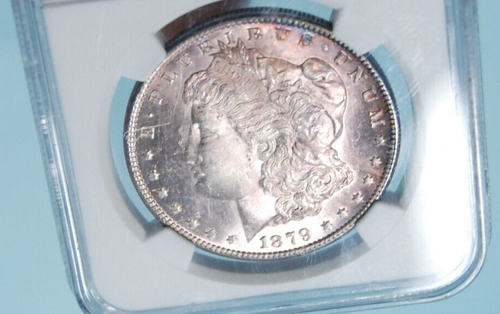1879-S Morgan Silver Dollar NGC MS65, Beautiful Vibrant Tone, Lustrous - Picture 6 of 7