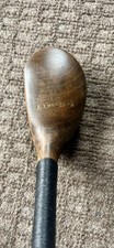 Antique Vintage Hickory Scare Neck Brassie Gutty Era JJ McKenna Malahide Ireland