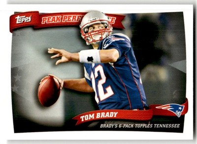 2010 Topps Tom Brady Peak Performance #PP7