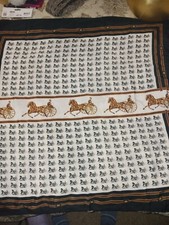 vintage horse and carriage scarf
