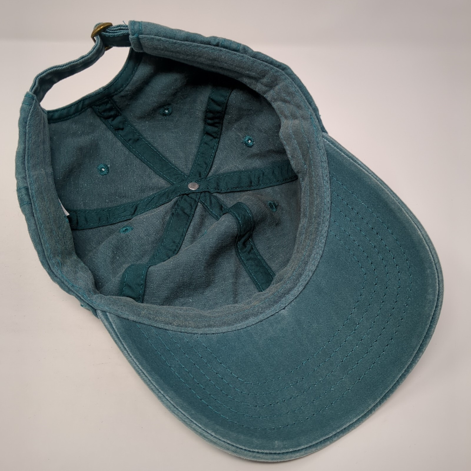 Unbranded Slideback Hat Solid Green One Size Adju… - image 6