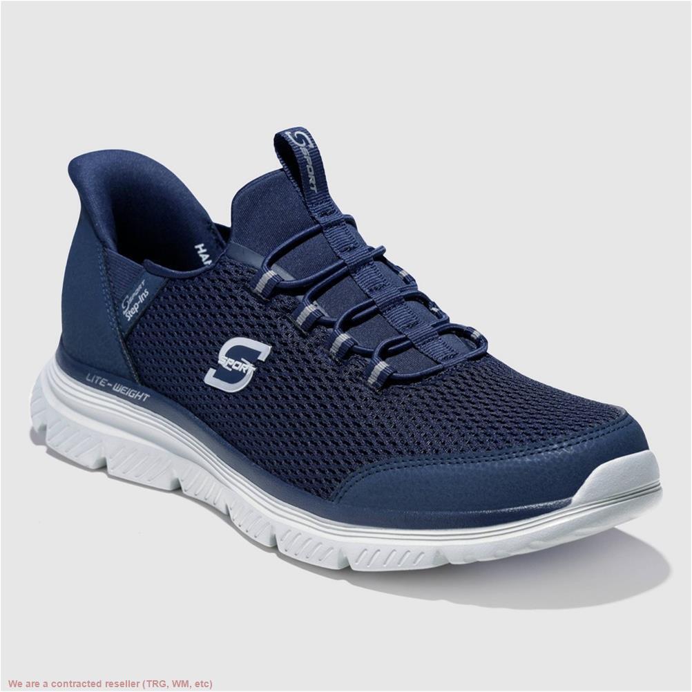 Мужские эластичные кроссовки Moralis Step от Skechers S Sport By Skechers - Темно-синий 9.5