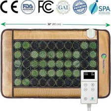 HealthyLine Mesh Soft Pad Far Infrared Heated Pad for Back Pain Relief 32x20in