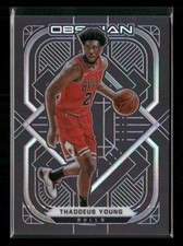 2020-21 Panini Obsidian #59 Thaddeus Young Electric Etch Purple #/99
