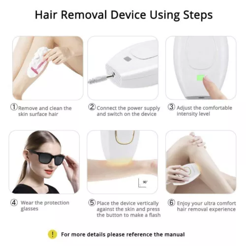 Women Laser Remover Instant & Pain Free Finishing Touch Hair Removal Body - Picture 7 of 13