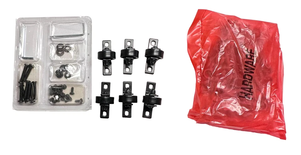 Marco de cama nido enrollable doble Walker Edison acero con recubrimiento en polvo en negro Foto 4 de 4