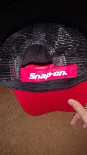 Snap On Tools Black/Red baseball cap hat - Picture 2 of 2