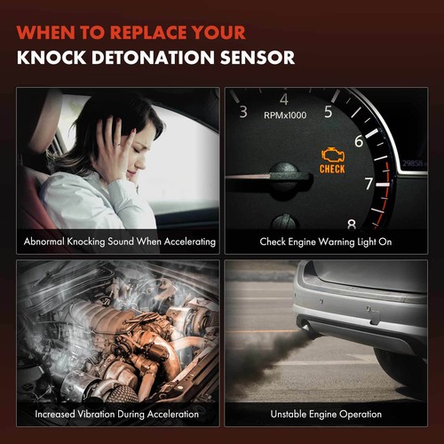 Knock/Detonation Sensor for BMW E30 318i 84-85 96-99 318is 318ti 96-99 E36 Z3 - Picture 6 of 9