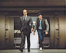 ACTOR TARON EGERTON SIGNED KINGSMEN THE SECRET SERVICE MOVIE 8X10 PHOTO W/COA 