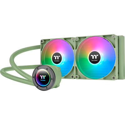 Thermaltake TH280 V2 ARGB Sync AIO Liquid Cooler Matcha Green, Wasserkühlung