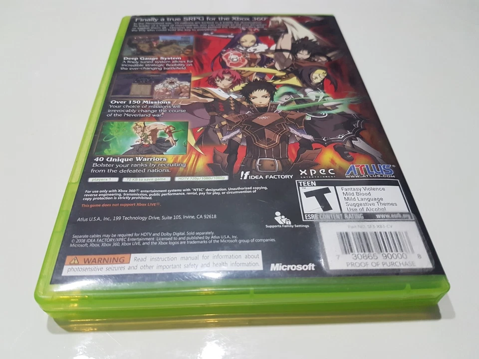 Spectral Force 3 [Xbox 360] [2008] [No Manual!] - Image 3 of 4