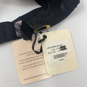 Agent Provocateur Lidija SOIREE Black Bra 32B NWT $890