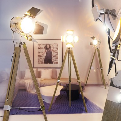 Stand Boden Lampen Stehlampe Lese Licht Leuchten Schlaf Wohn Zimmer
